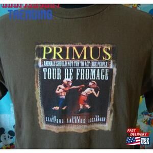 Primus Les Claypool Tour De Fromage Concert Tshirt Unisex Classic